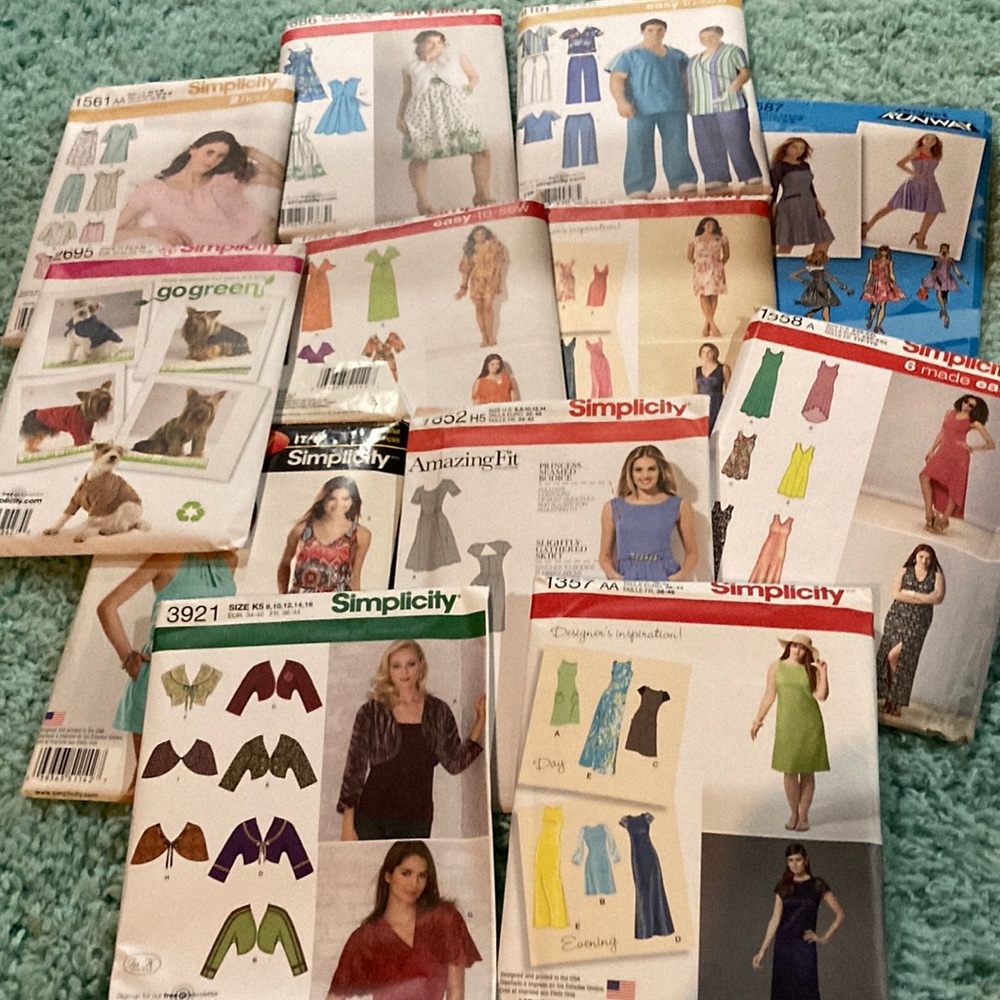 12 sewing patterns